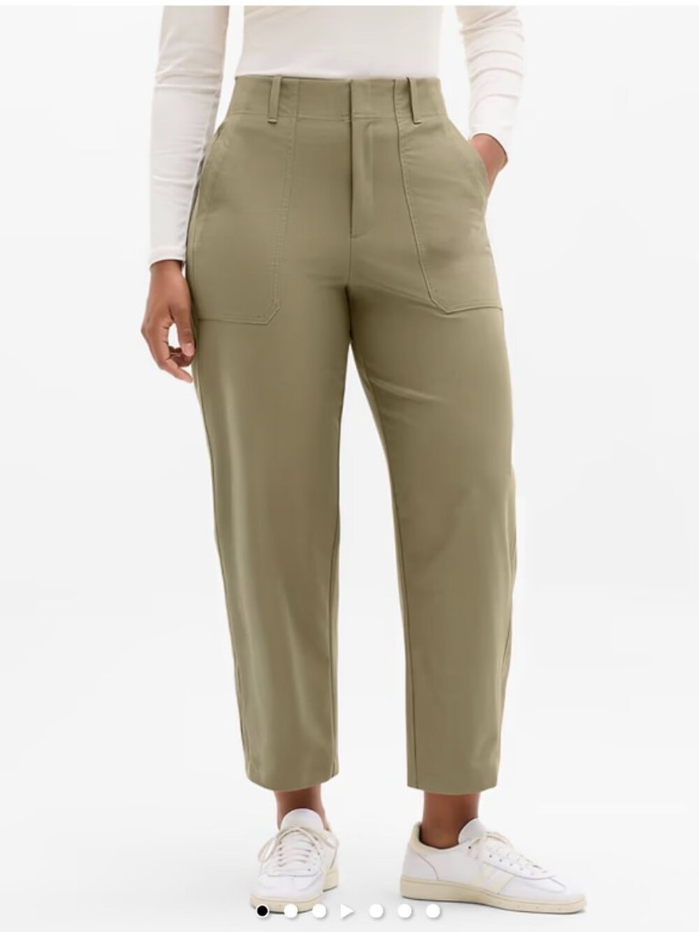 Athleta Skyline High Rise Barrel Leg Pant size 4